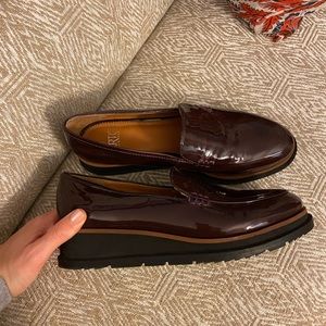 Franco Sarto Burgundy Loafers